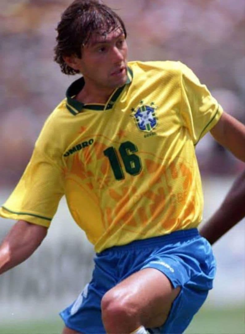 激レア】UMBRO ブラジル代表94Wカップ Hユニフォーム レオナルド#16
