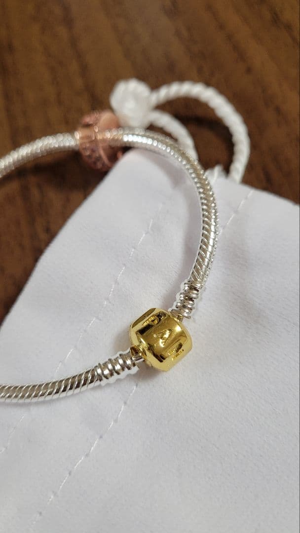 PANDORA シルバー ローズゴールド ブレスレット