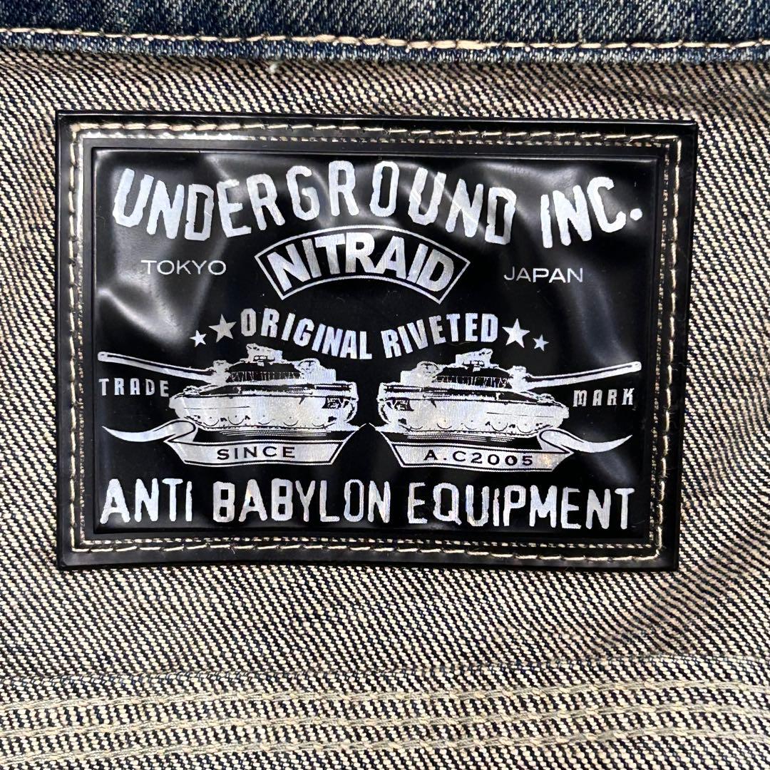 激レア✨ nitraid（ナイトレイド） リフレクティブ デニム ジャケット