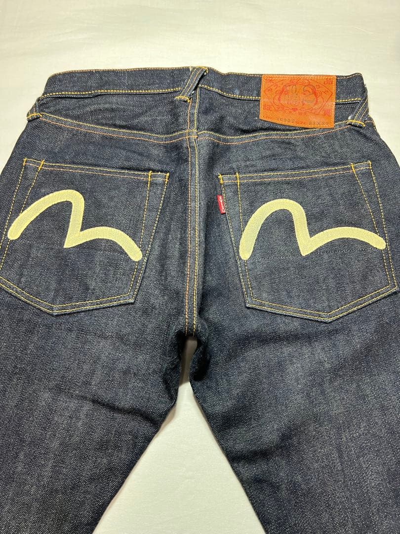 EVISU No.2 2000T 31×32 赤耳 白カモメ ワンウォッシュ - メルカリ