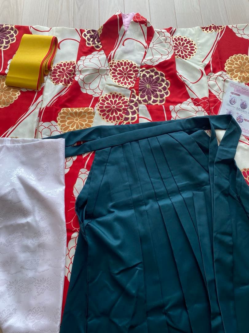 京都瑠璃雛菊 卒業式 袴 小学生 袴セット ジュニア