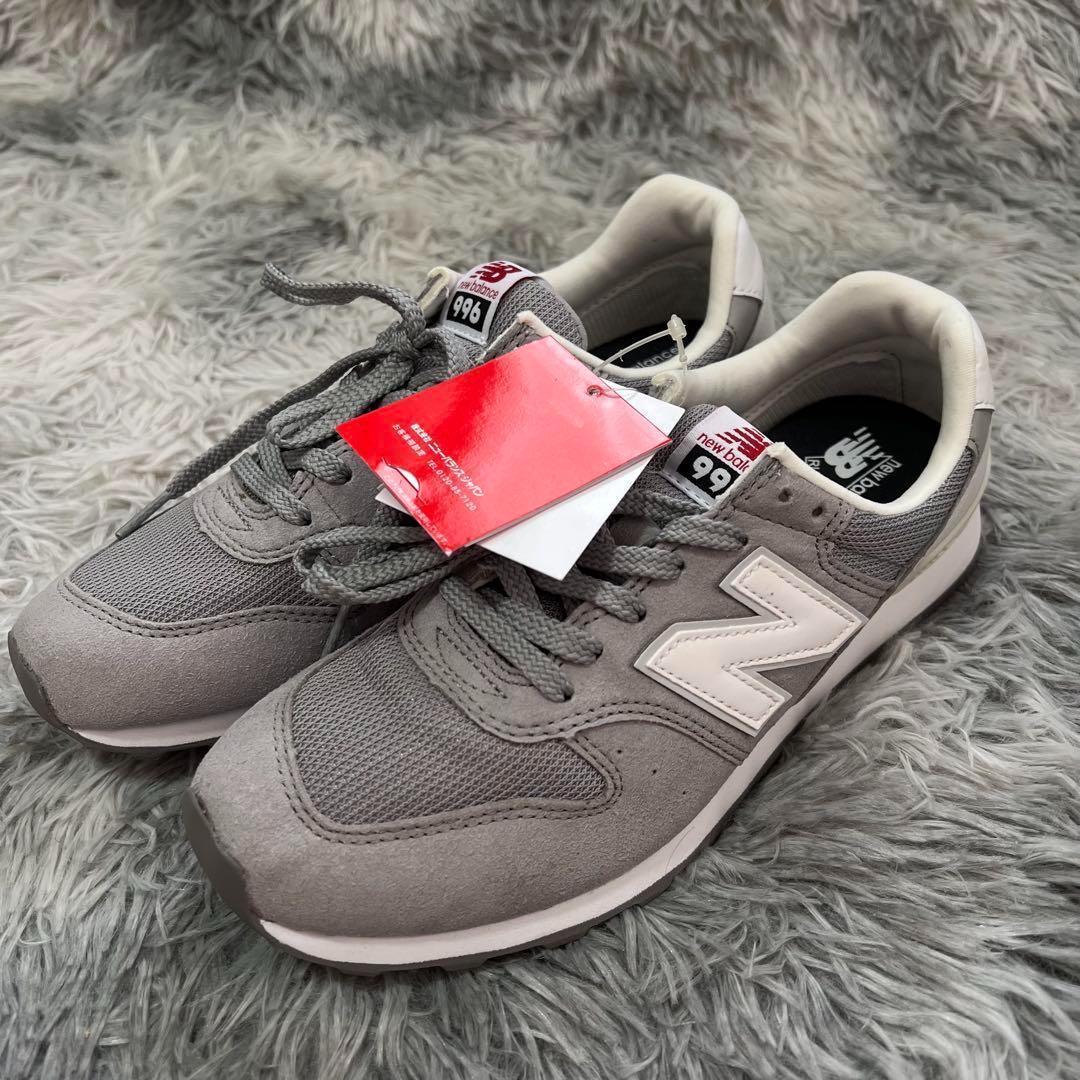 未使用品　New Balance 996 グレー スニーカー 24.5cm