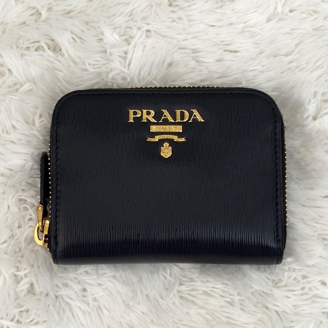 極美品✨PRADA プラダ ヴィッテロムーヴ ラウンドファスナー 財布 小銭入れ