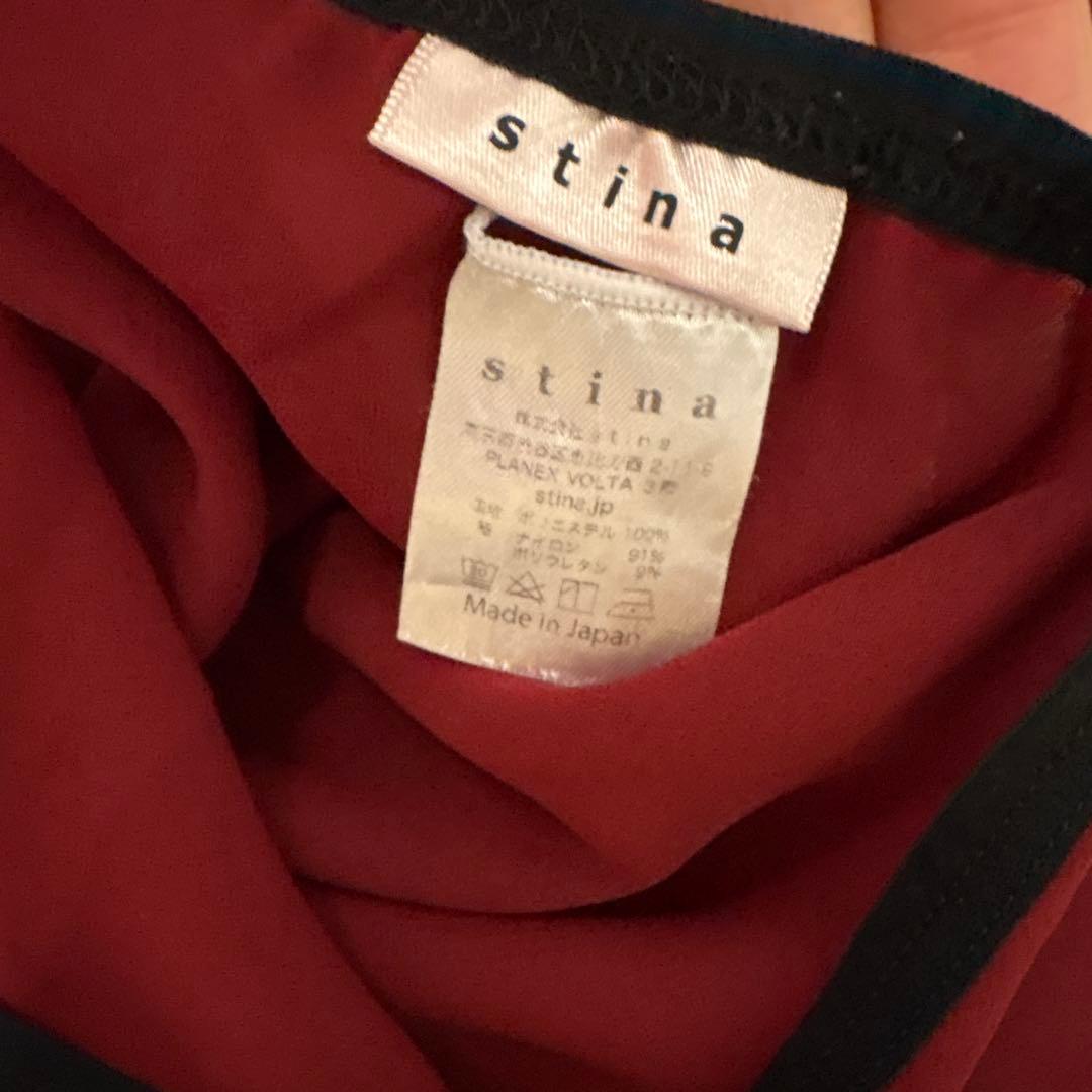 stina バレエスカート 赤