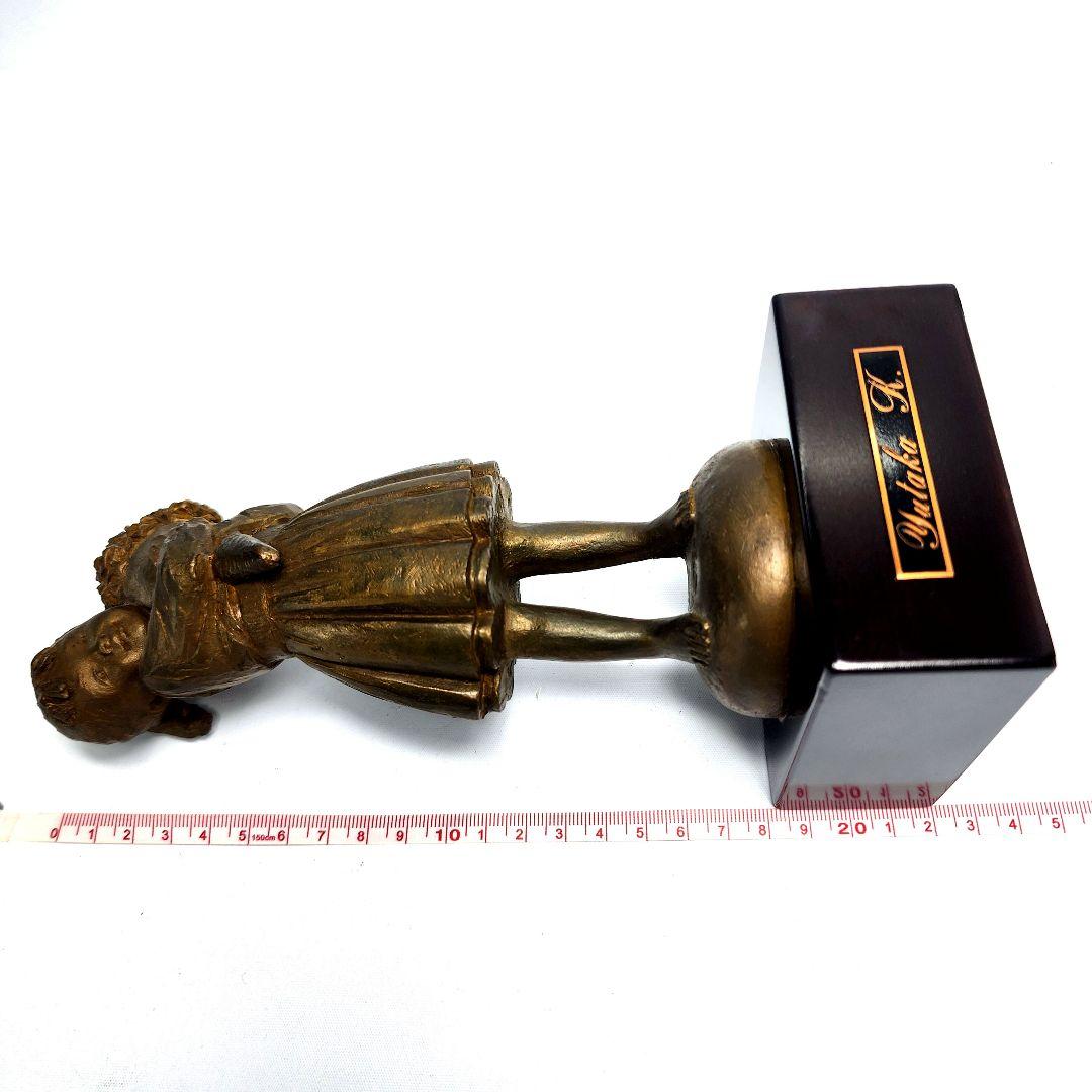 ブロンズ像 花束 加藤豊作品 ヴィンテージ