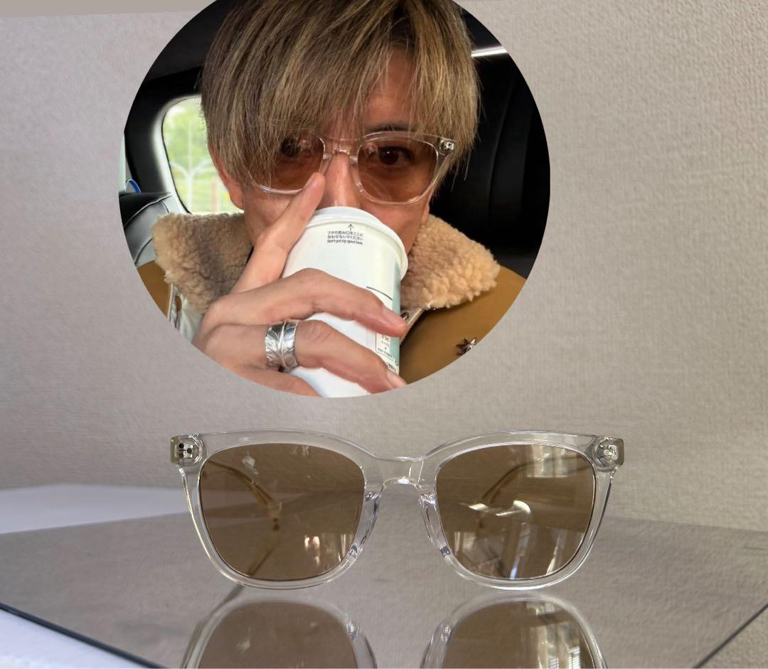 話題のowndays！木村拓哉　サングラス　クリアグレーフレーム