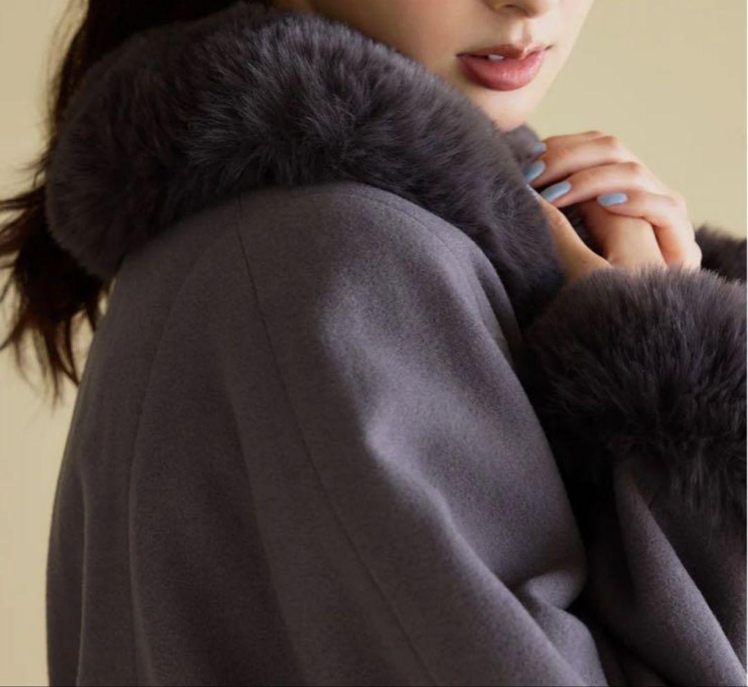 【新品 完売商品】お買い得!! ミッシュマッシュ ポンチョコート ケープ