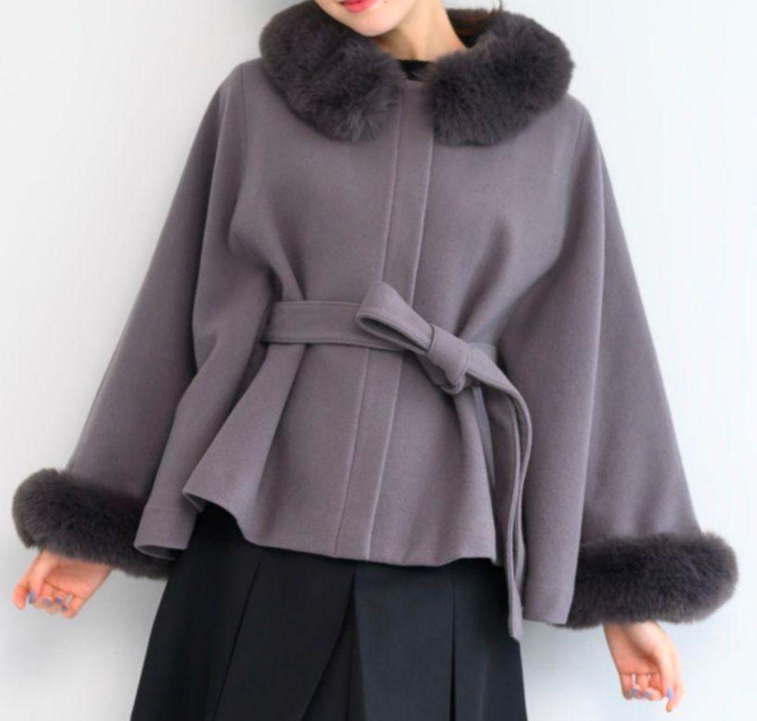 【新品 完売商品】お買い得!! ミッシュマッシュ ポンチョコート ケープ