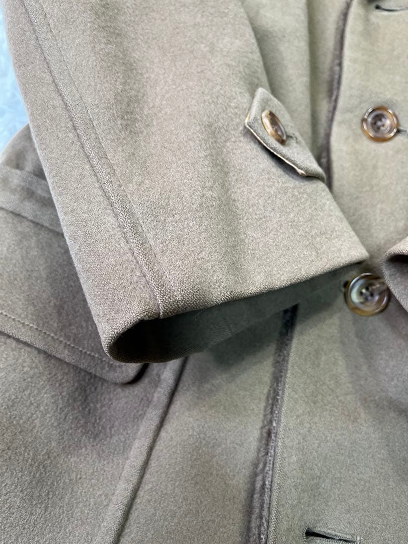 ✨希少✨Lサイズ相当バーバリー ラムウール100% ボアギャングコート コート