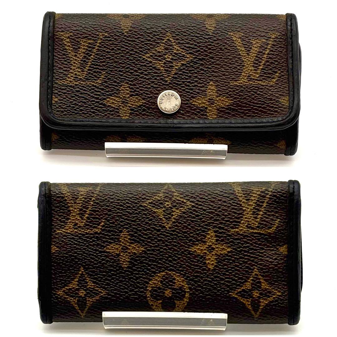 【超極美品】 ルイヴィトン モノグラム マカサー ミュルティクレ4 キーケース
