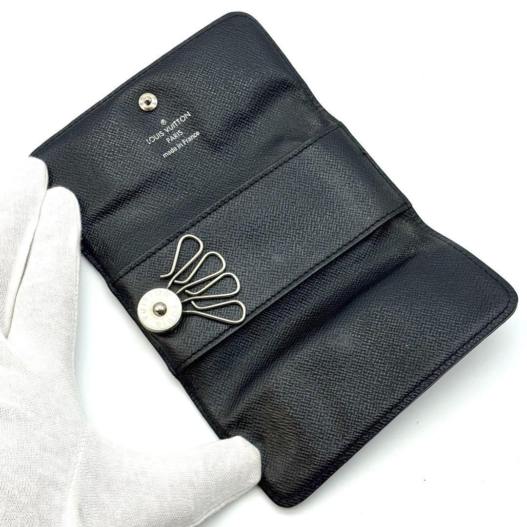 【超極美品】 ルイヴィトン モノグラム マカサー ミュルティクレ4 キーケース
