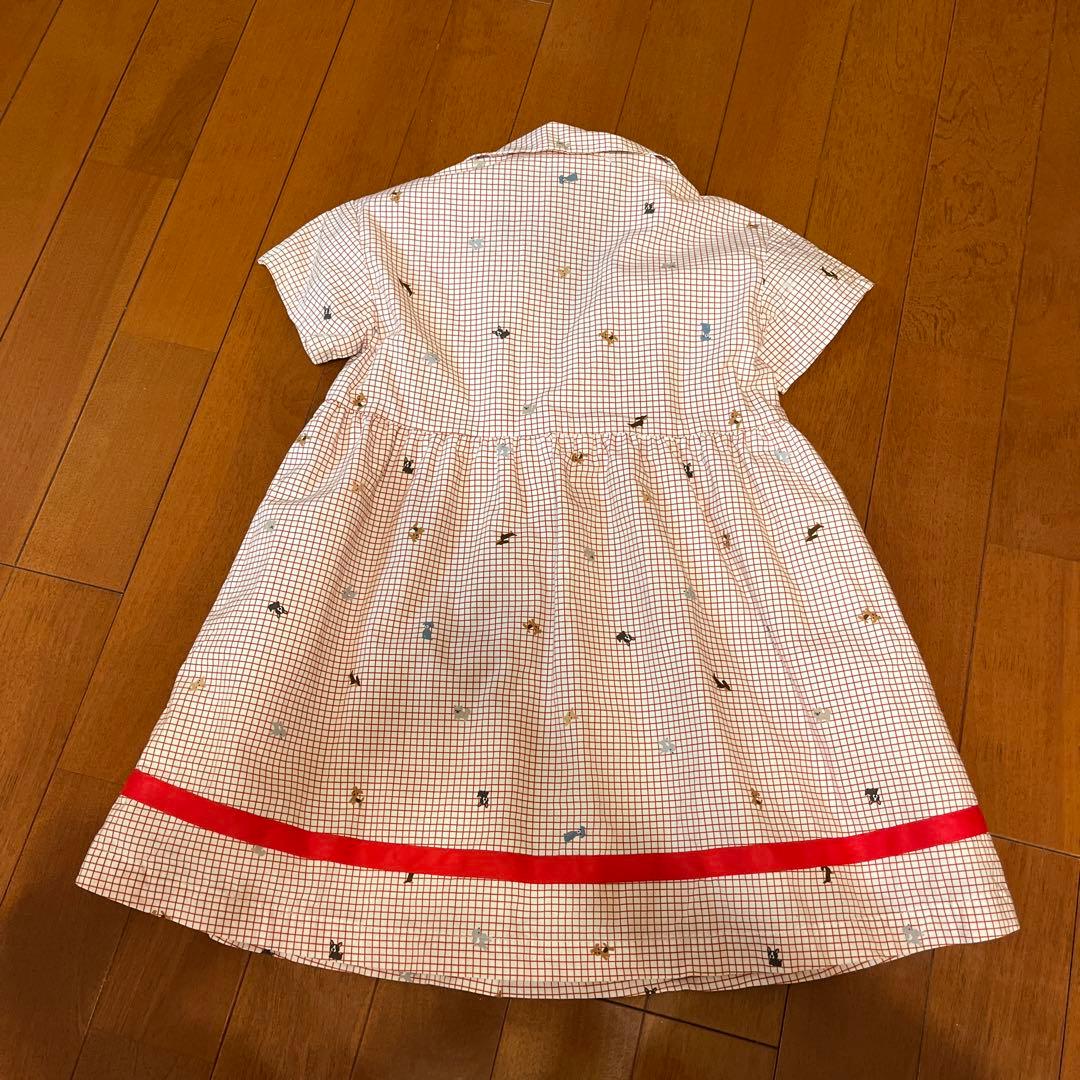 【完売品】ファミリア　半袖ワンピース　100cm