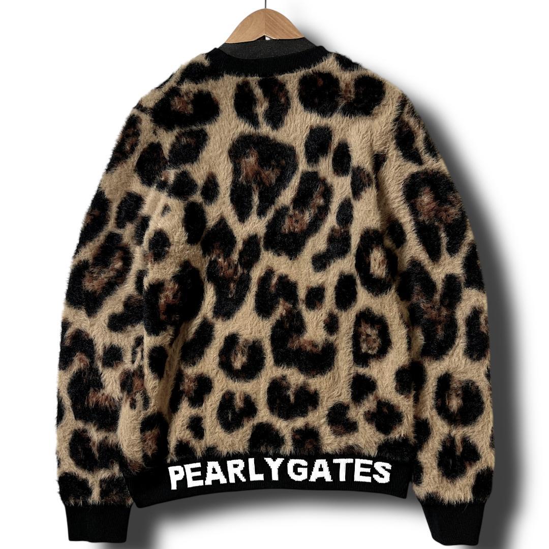 0 パーリーゲイツ シャギーサーマル レオパード ニット セーター 051