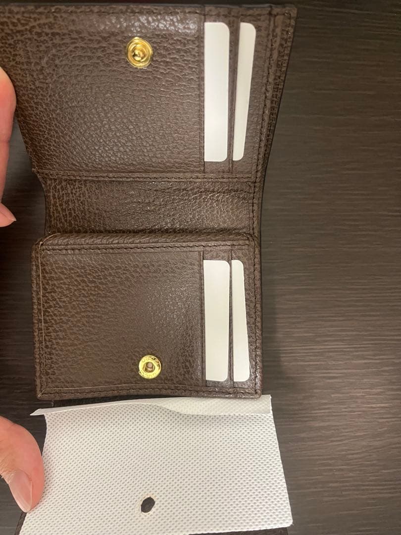 j.1975h32様専用 Gucci GGキャンバス 三つ折り財布
