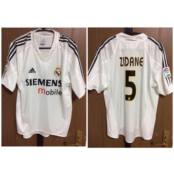 レアル・マドリード ジダン 選手 #5 ユニフォーム 04/05 ホーム モデル