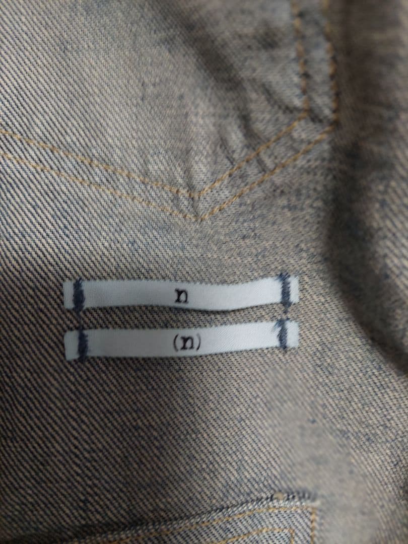 ナンバーナイン　07春夏ABOUT A BOY期　デニムジャケット　音符