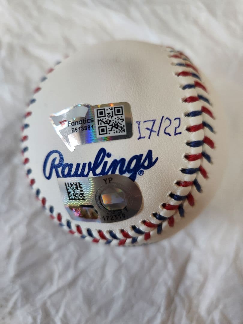 大谷翔平 2022年MLBオールスター 直筆サインボール【世界限定22個