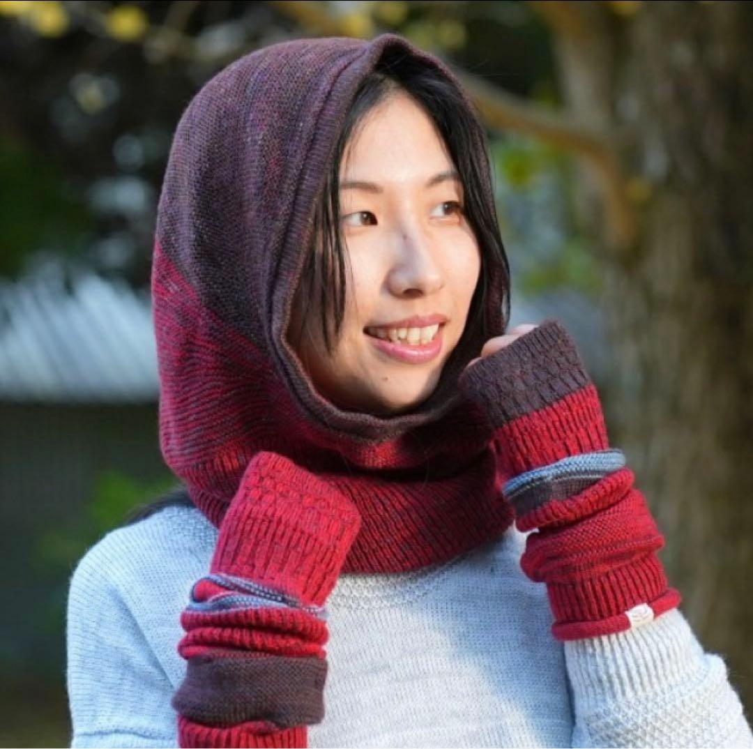 【新品タグ付】tamaki niime 今季　ゆきんこ　プラムmix系