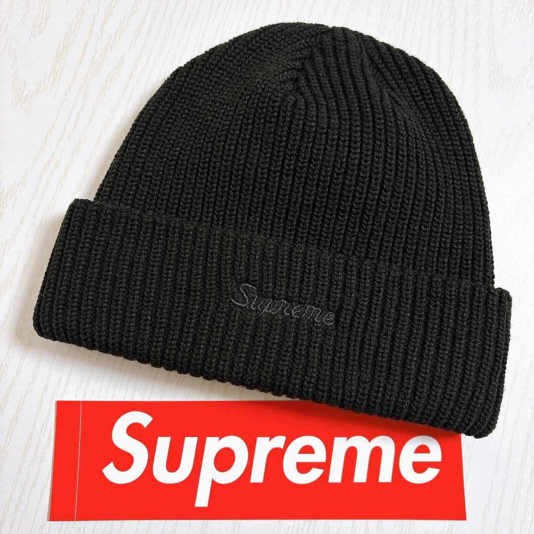 Supreme シュプリーム ニット帽 ビーニー 野村周平着用モデル ブラック