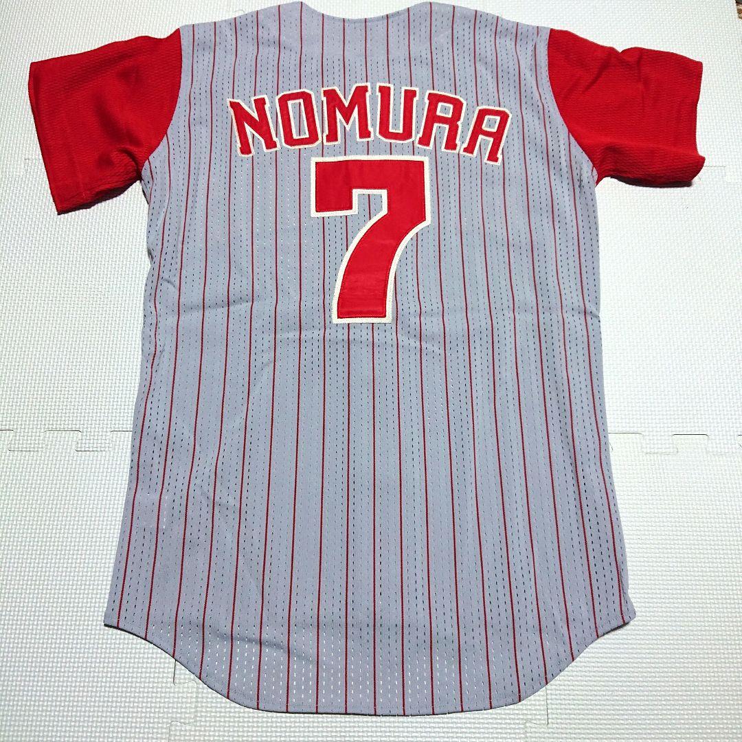 最終価格 タグ付き 希少 刺繍 カープ 野村謙二郎 ビジター