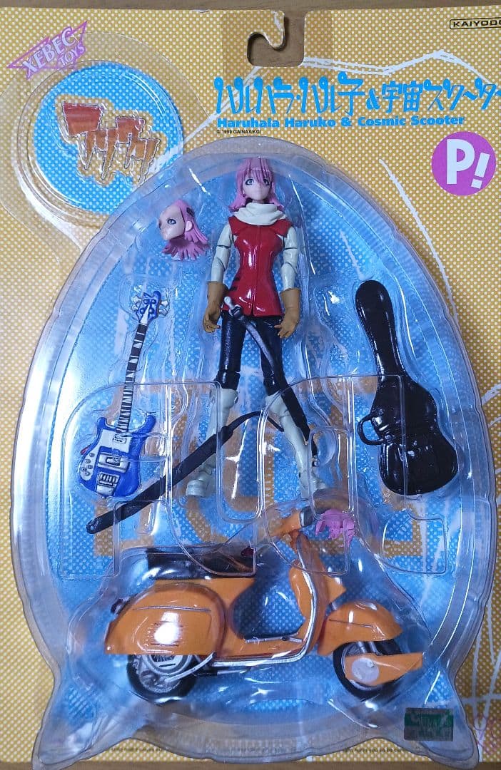 FLCL ハルハラ・ハル子＆宇宙スクーター フリクリ 海洋堂 未開封品