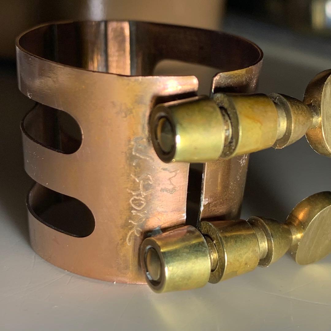 wood stone MEYERラバー用 アルトサックス リガチャー