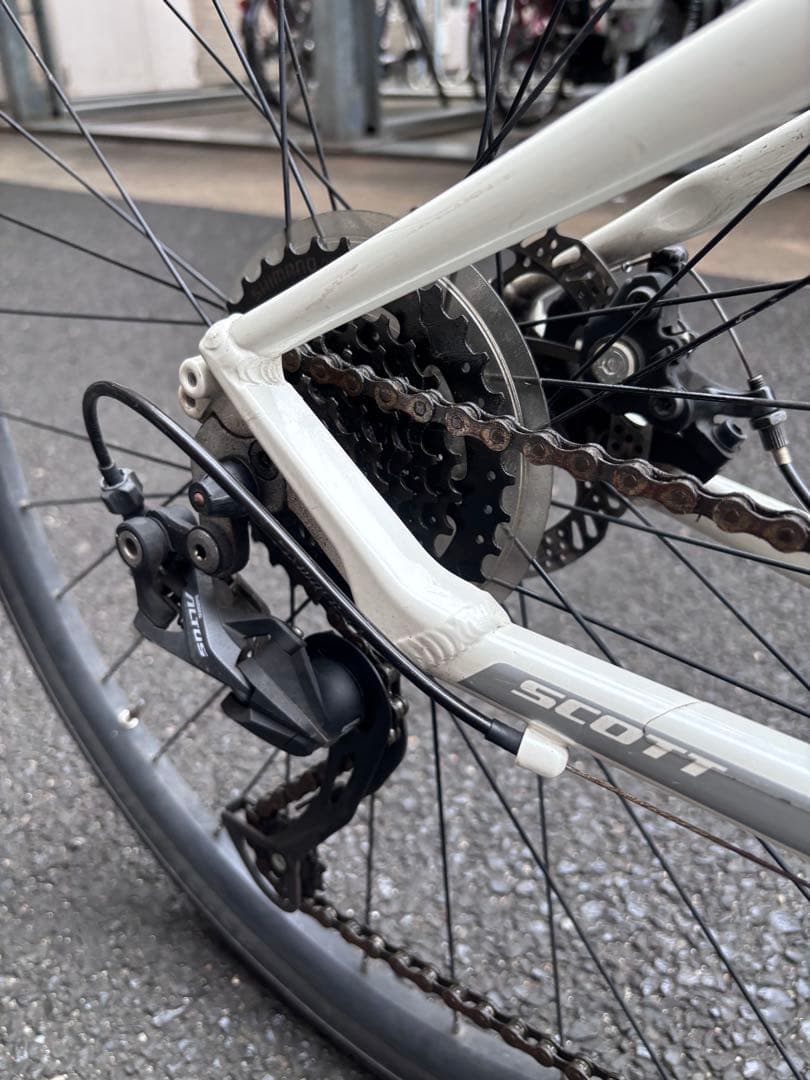 【仙台市に直接引き取りのみ】Scott クロスバイク ホワイト