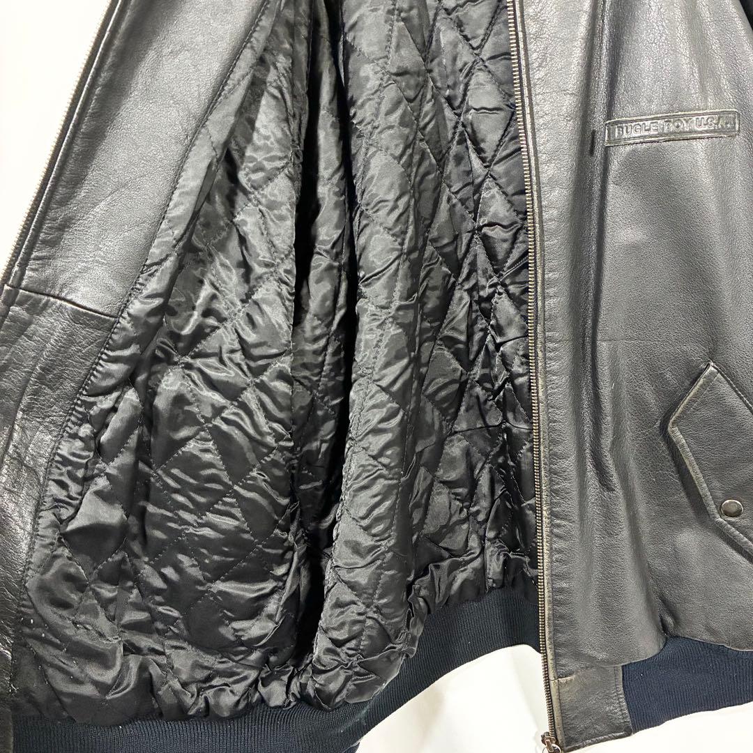 BUGLE BOY ビューグルボーイ USA MA-1タイプ レザー 牛革 本革