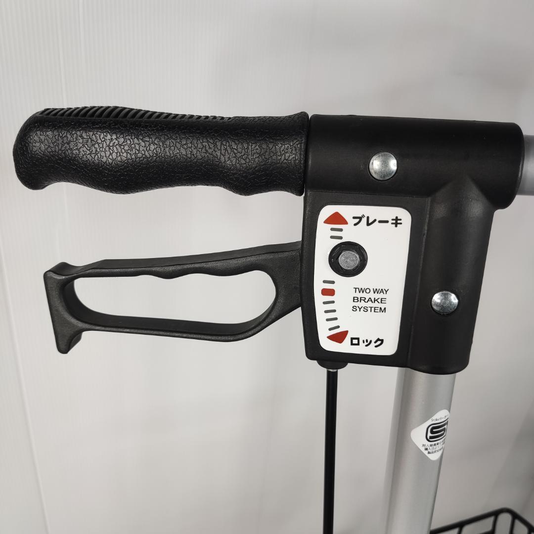 島製作所 テノールEVO クロコダイルBK シルバーカー 手押し車 美品