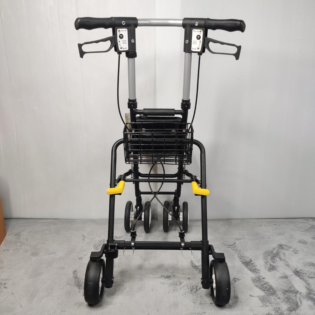 島製作所 テノールEVO クロコダイルBK シルバーカー 手押し車 美品