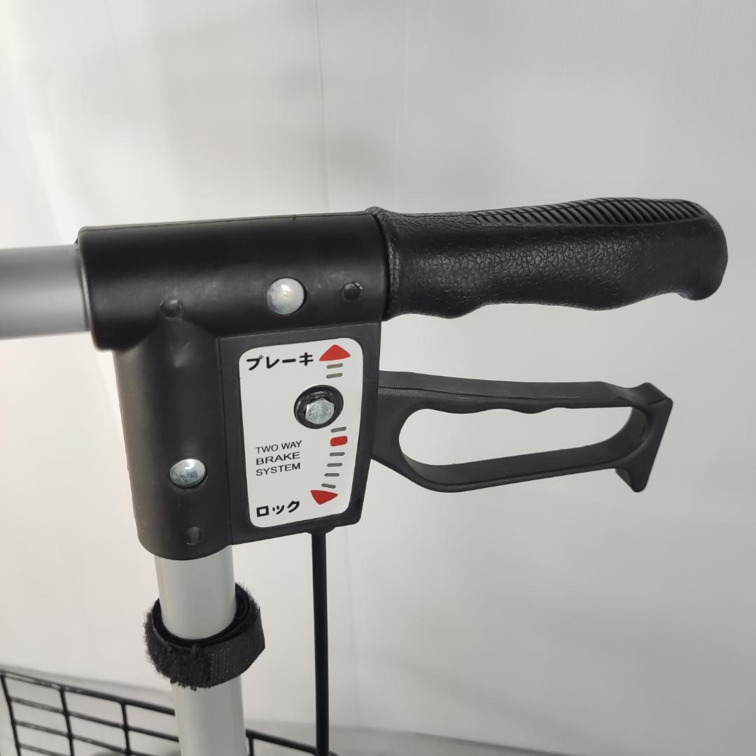 島製作所 テノールEVO クロコダイルBK シルバーカー 手押し車 美品