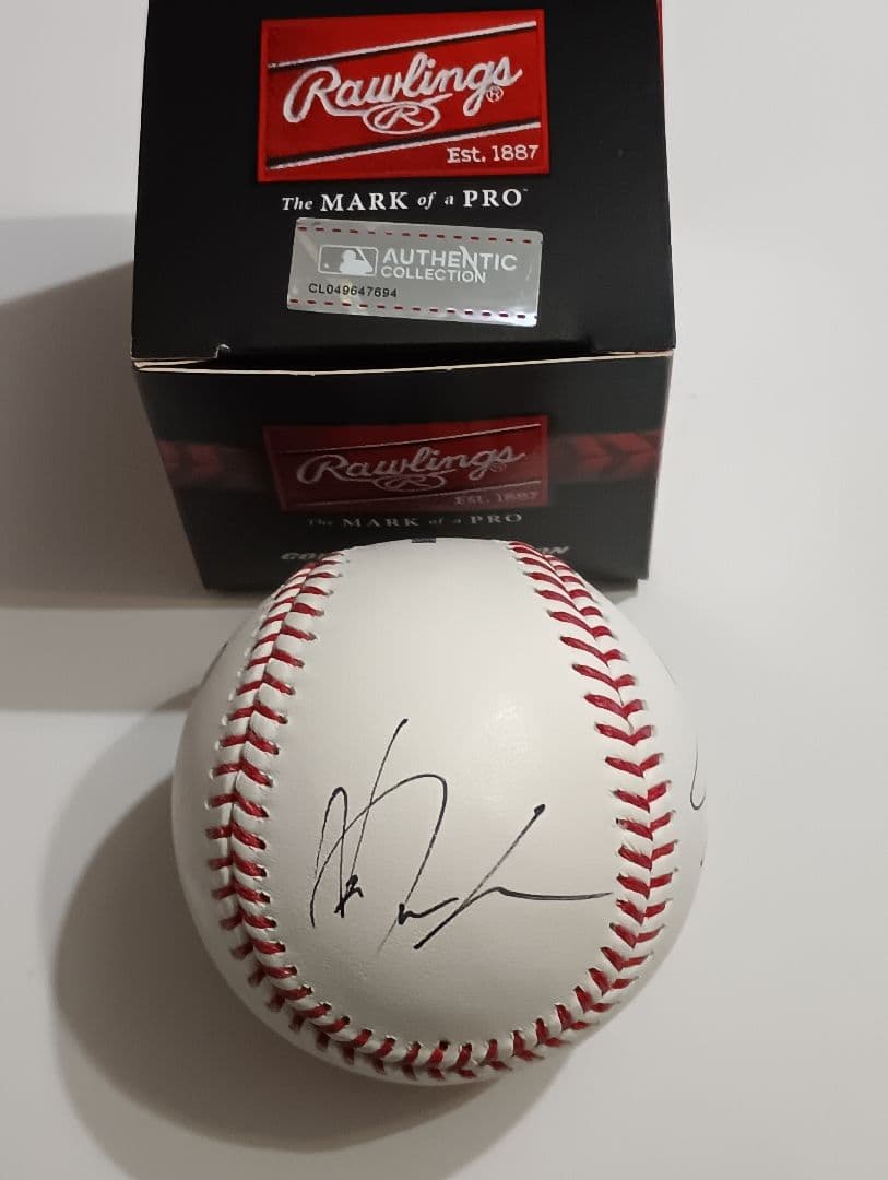 写真付き！MLB公式球 大谷翔平 山本由伸 佐々木朗希 直筆サインボール