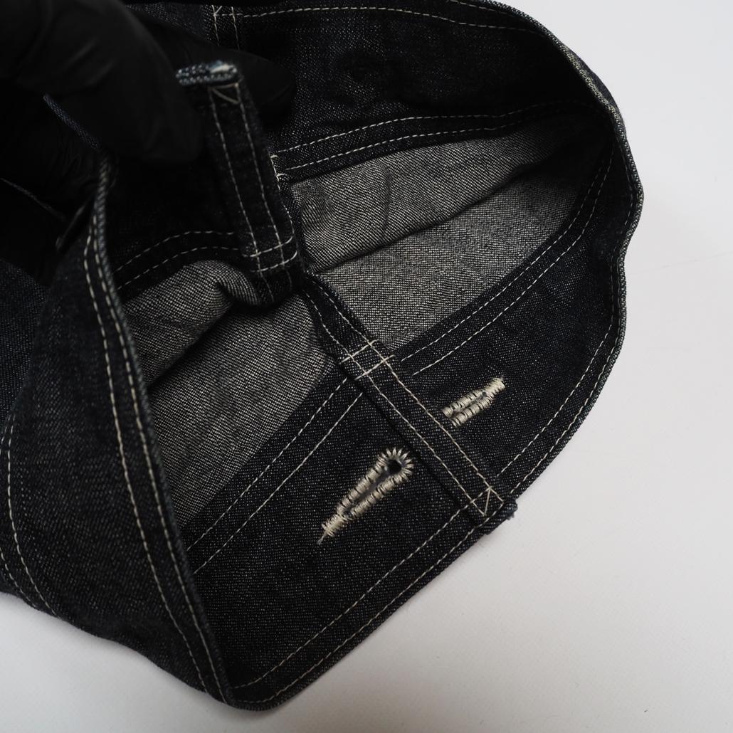 廃盤希少 桃太郎ジーンズ 91-B型 出陣ジップアップデニムジャケット 濃紺40