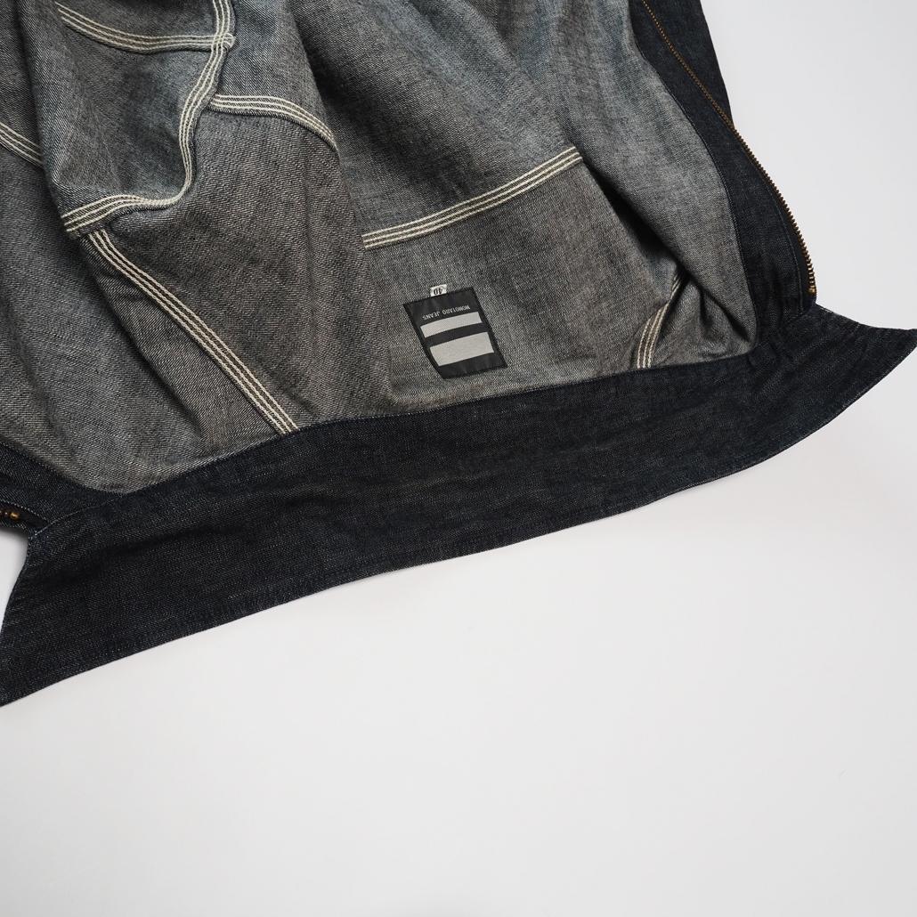 廃盤希少 桃太郎ジーンズ 91-B型 出陣ジップアップデニムジャケット 濃紺40