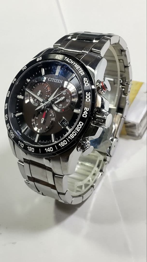 シチズン アテッサ エコドライブ ジャパネットコラボ 電波時計 20気圧