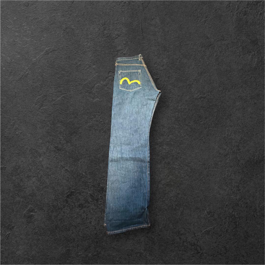 極美品EVISU エヴィス デニム ジーンズ W33 L35 カモメ 赤耳