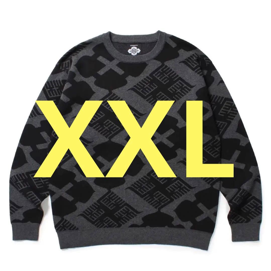 GAKKIN × BUDSPOOL 花罰家紋 コットンニットセーター