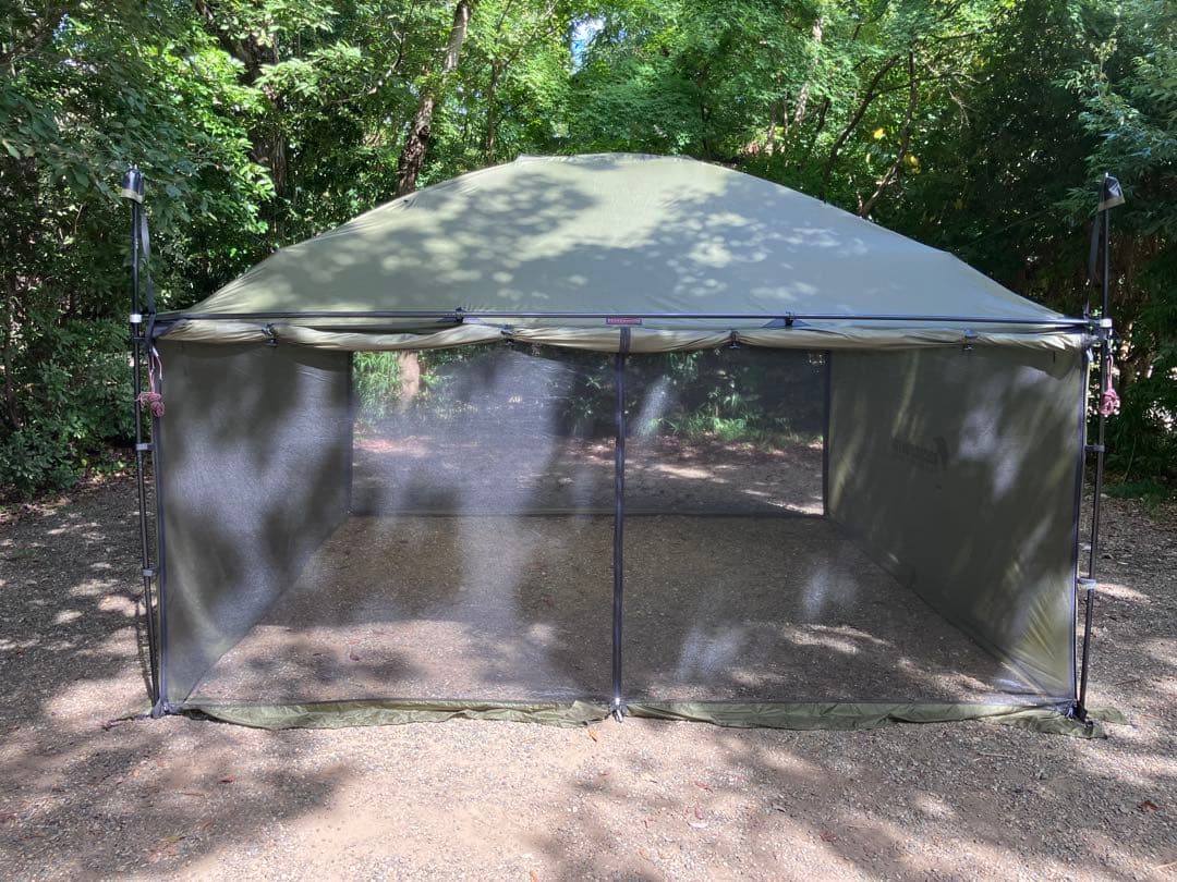 BACKCOUNTRY 320シェルターオリーブグリーン 薪ストーブ対応