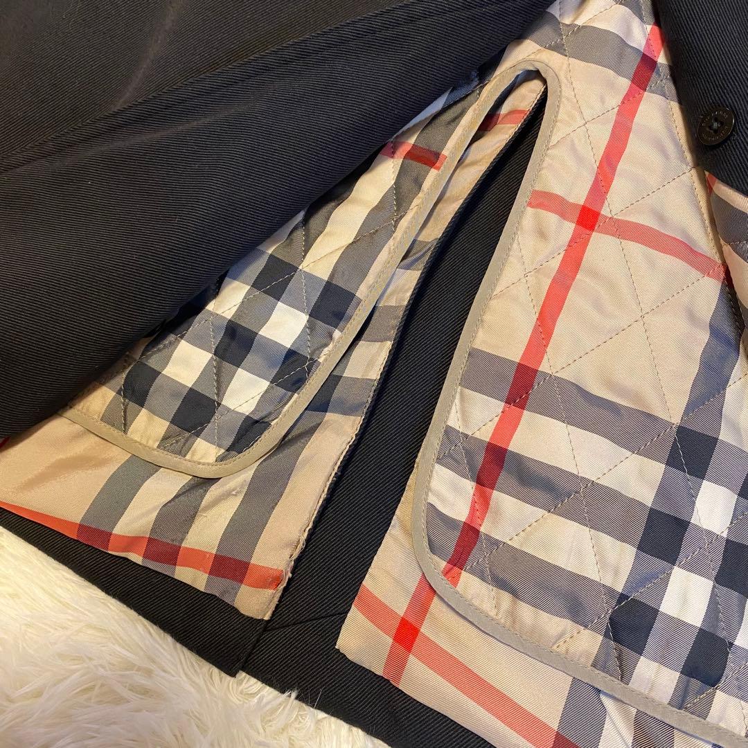 【極美品・希少LL】バーバリーロンドン ジャケット キルティングライナー メンズ