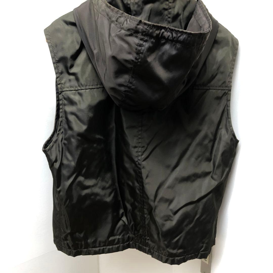 90s PRADAコート　ヴィンテージコートx インナーベスト付き　難あり！