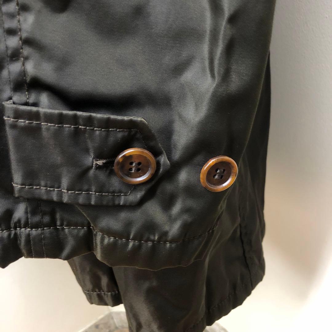 90s PRADAコート　ヴィンテージコートx インナーベスト付き　難あり！