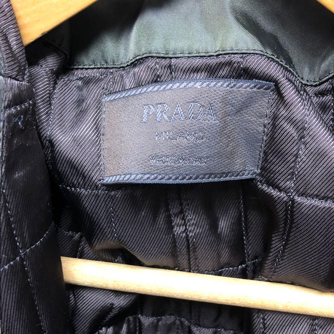 90s PRADAコート　ヴィンテージコートx インナーベスト付き　難あり！