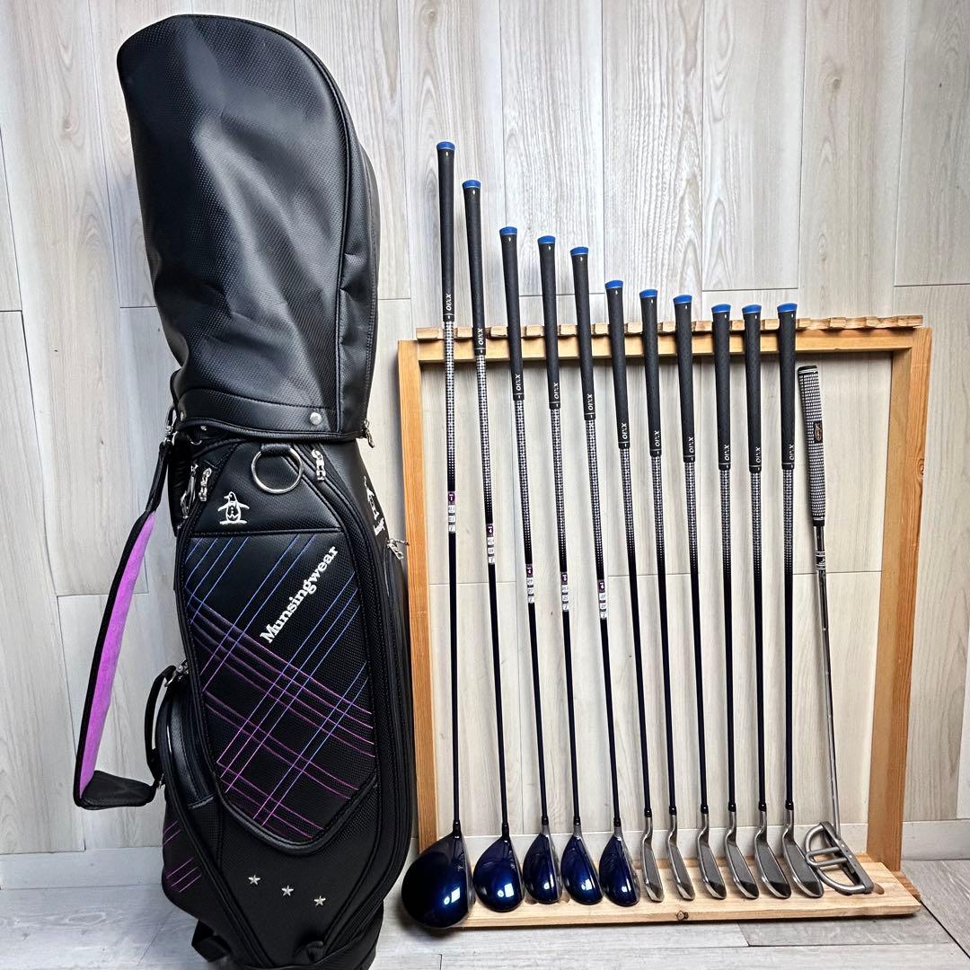 【レディース右】ゼクシオ 超豪華ゴルフセット MP900 12本　女性用