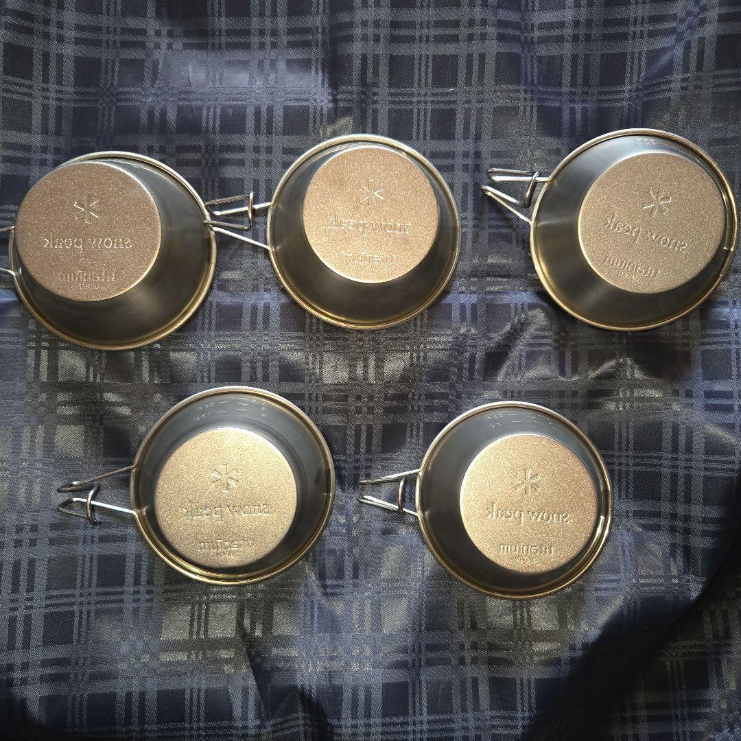 【最終価格】 peak チタンシェラカップ おまけ付き