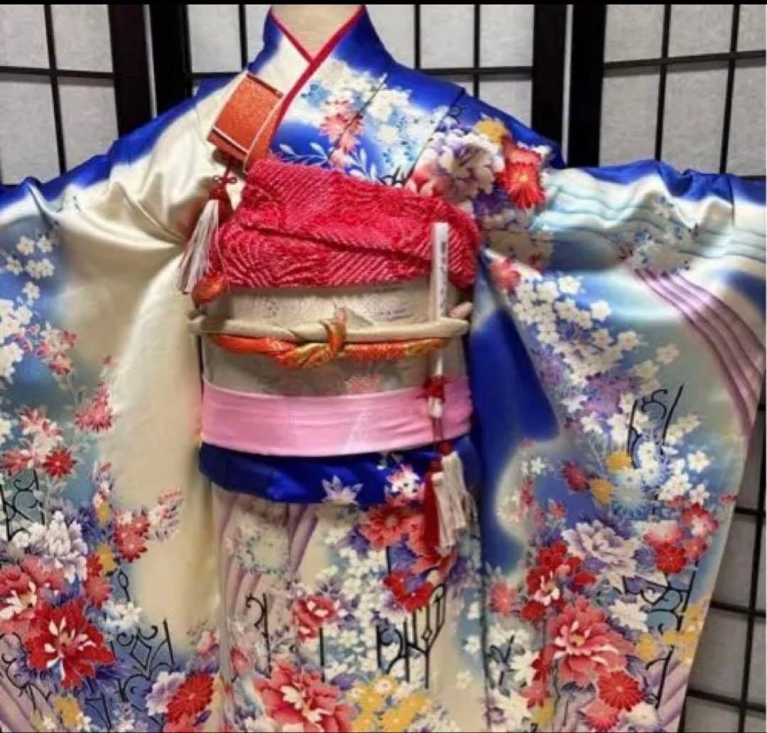 七五三 着物セット 7歳 10歳 ふくら雀 古典柄 ハーフ成人式 十三詣り