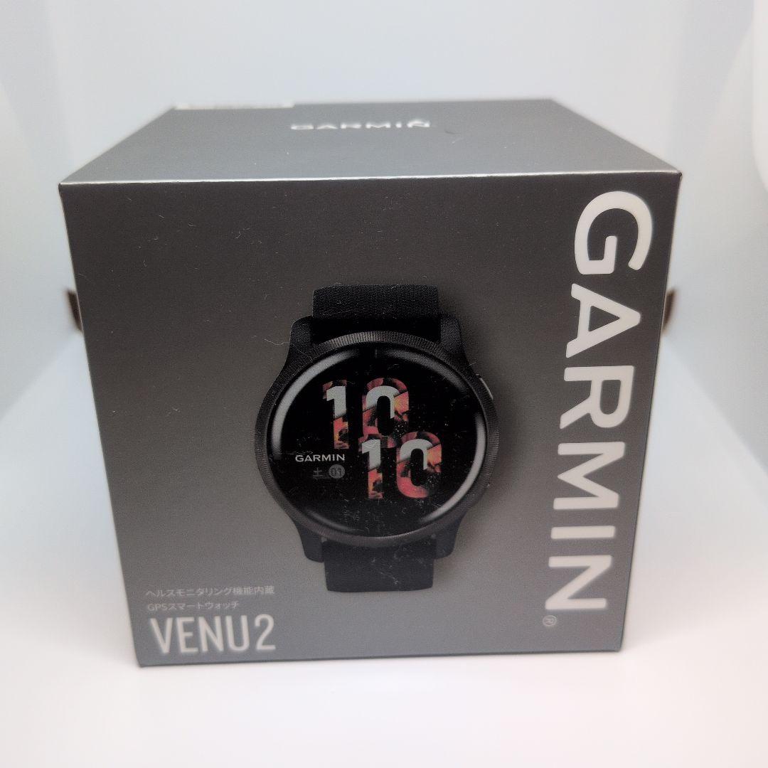 ​GARMIN VENU 2 45mm 純正新品バンド/付属品完備 Suica
