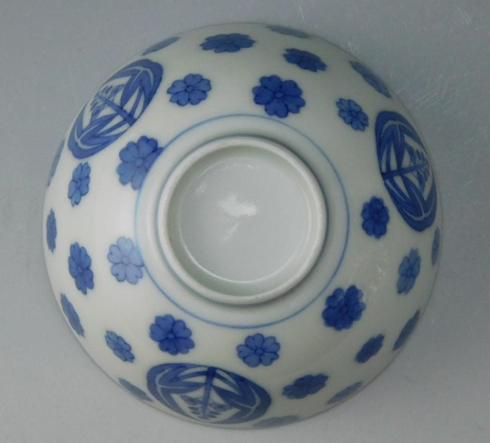 【鳳凰堂】『従三位殿拝領 澤瀉御紋染付御盃』『興丸殿拝領唐草御盃』 長州藩 毛利