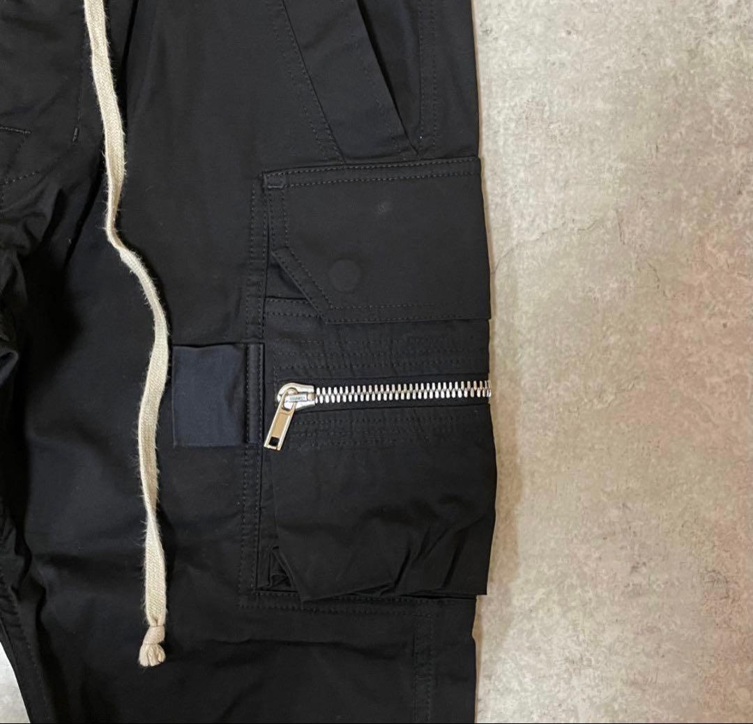 パンツ 24AW Rickowens MASTODON CARGO / BLK 48