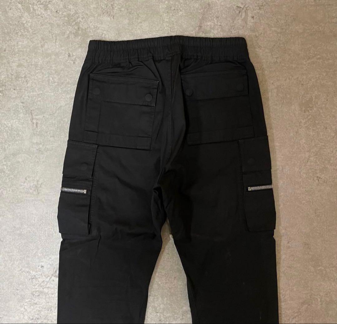 パンツ 24AW Rickowens MASTODON CARGO / BLK 48
