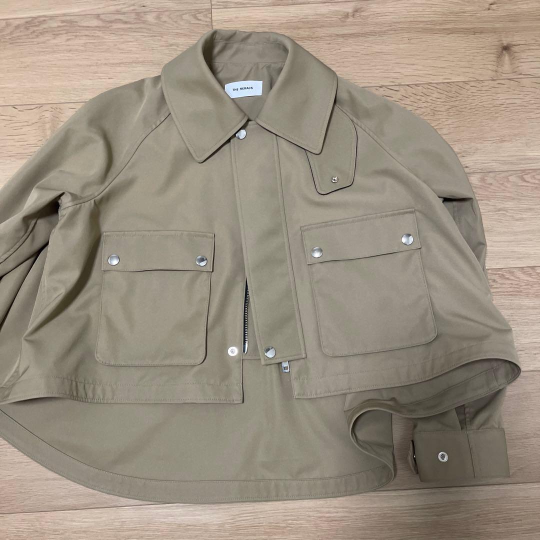 THE RERACS ベージュ ミリタリージャケット 36